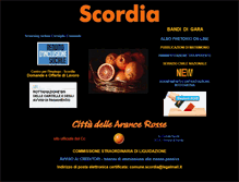 Tablet Screenshot of comune.scordia.ct.it